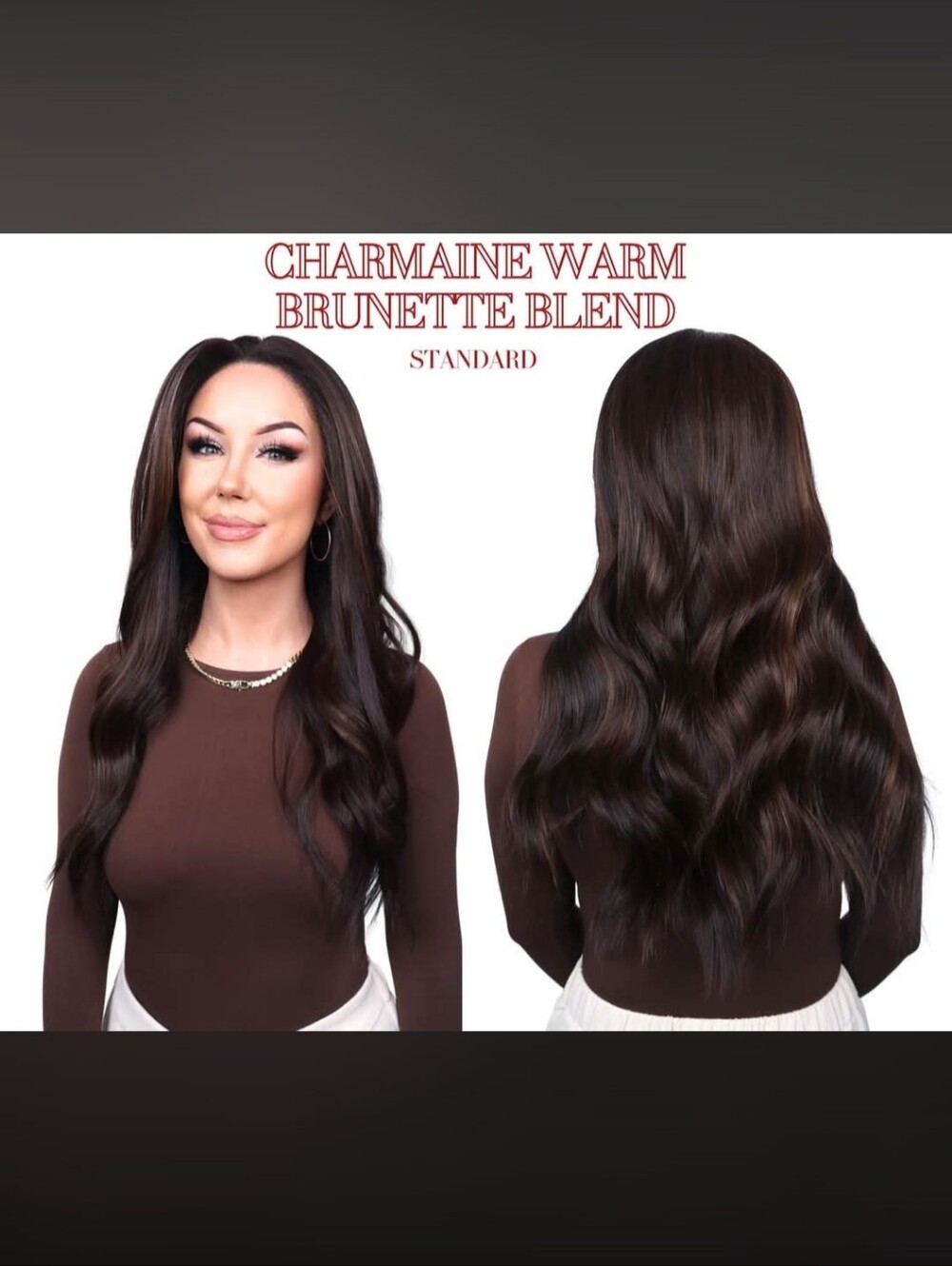 Csc Charmaine Warm Brunette Standard Bnwt